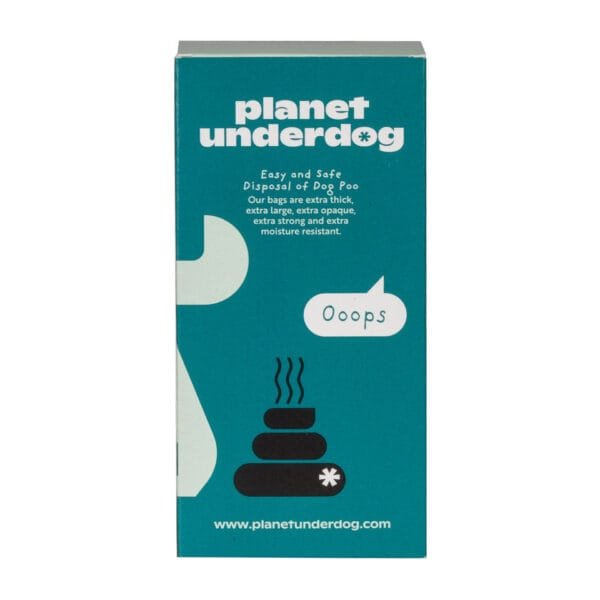 120 Planet Underdog Compostable Dog Poop Bags - Green Box - Image 4