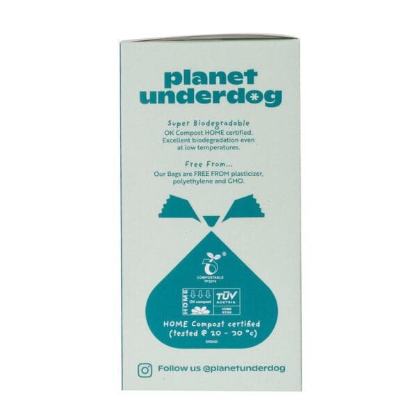 120 Planet Underdog Compostable Dog Poop Bags - Green Box - Image 5