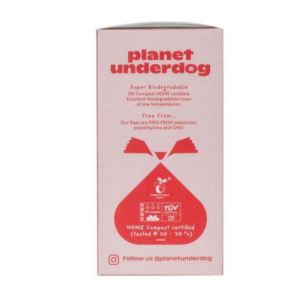 120 Planet Underdog Compostable Dog Poop Bags - Red Box - Image 5