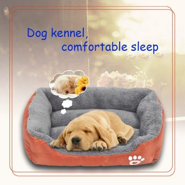 Pet Cat Dog Bed Warm Dog House Soft Fleece Nest Dog Baskets Mat Autumn Winter Waterproof Kennel S/M/L - Image 3